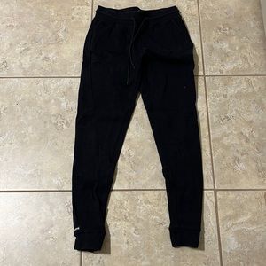 BLACK ALPHALETE JOGGERS